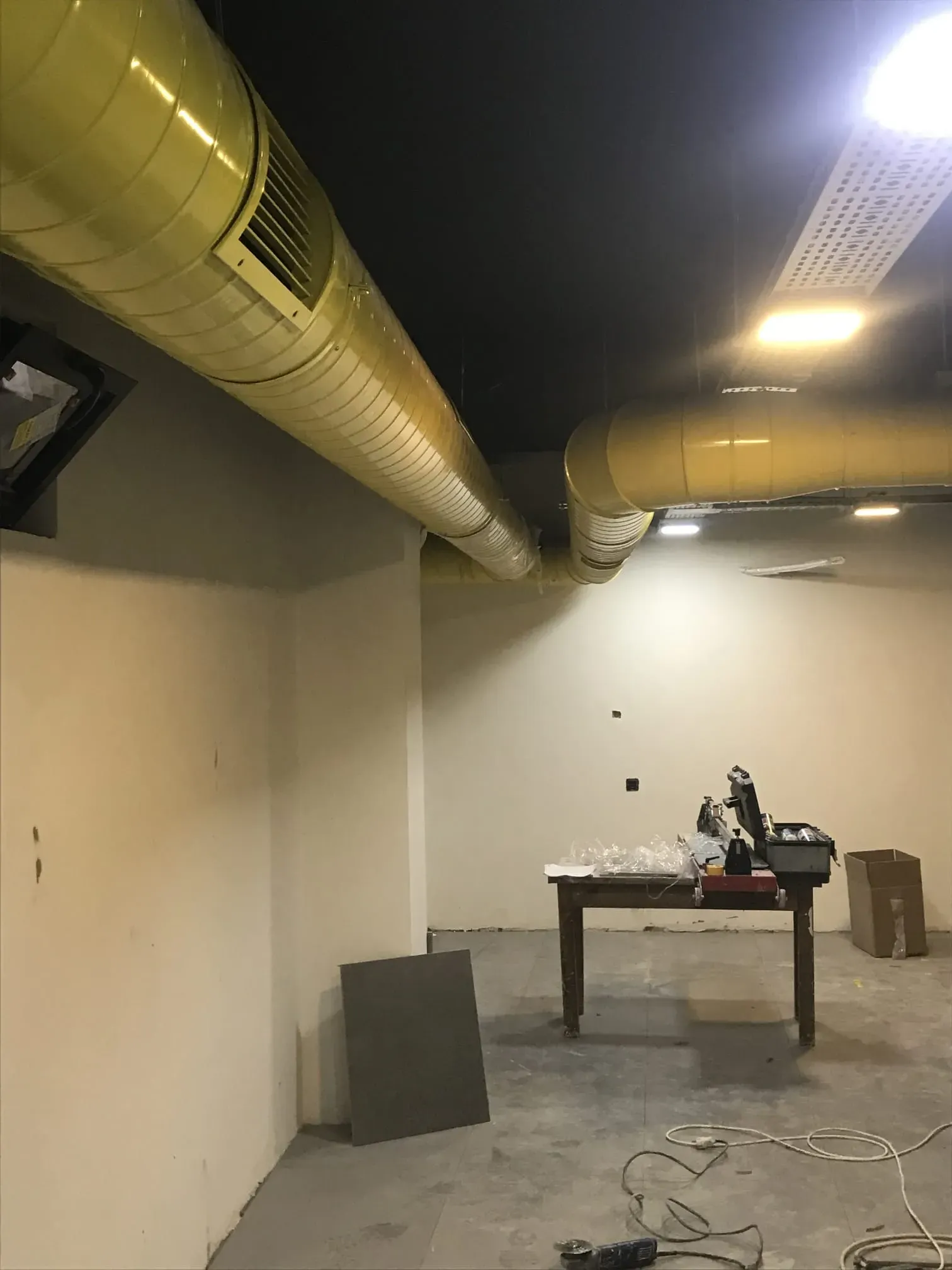 endüstriyel loft ofis havalandırma