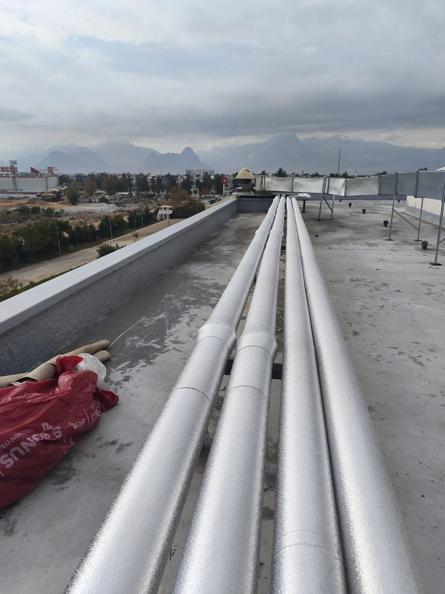 teknik boru izolasyonu uygulaması