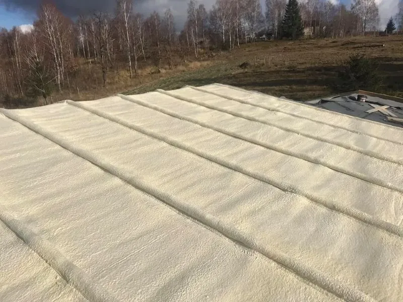 Çatı Sprey Poliüretan Isı Yalıtımı Uygulaması
